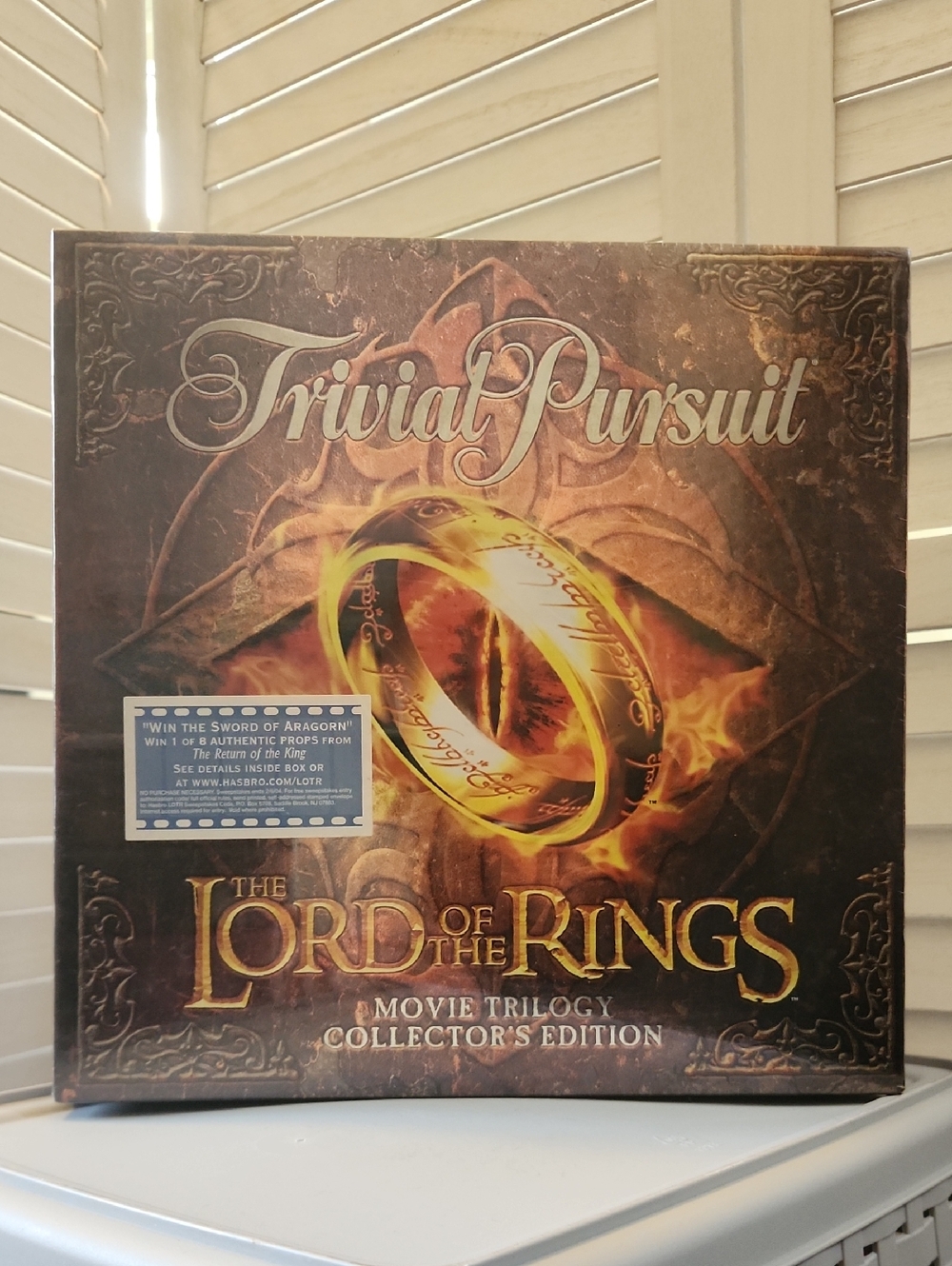 NEW Trivial Pursuit Lord Of The Rings Collectors Edition